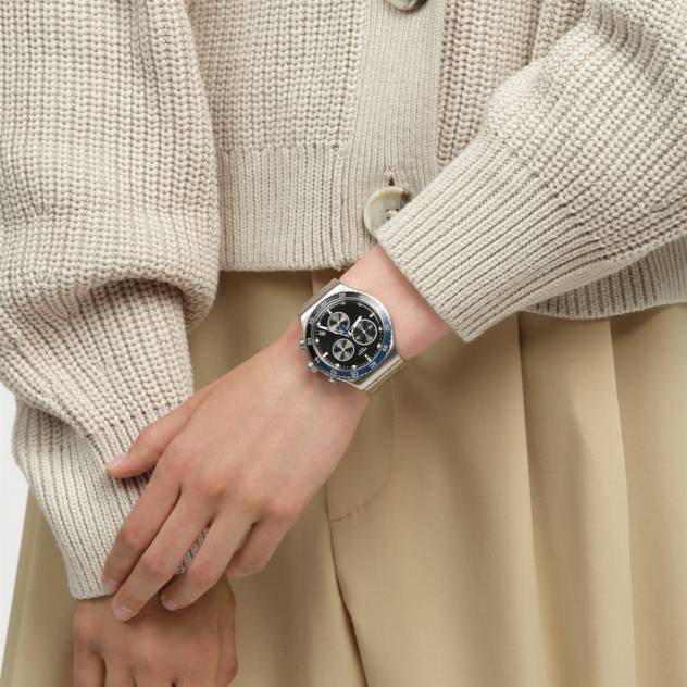 Swatch Uhr "Dark Blue Irony"