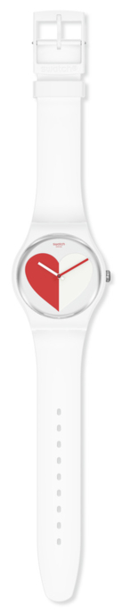 Swatch Uhr "Half <3 Red"