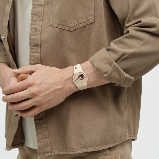 Swatch Uhr "La Trahison Des Images By Rene Magritte"