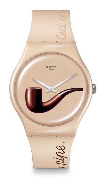 Swatch Uhr "La Trahison Des Images By Rene Magritte"