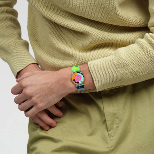 Swatch Uhr "Neon Hot Racer"