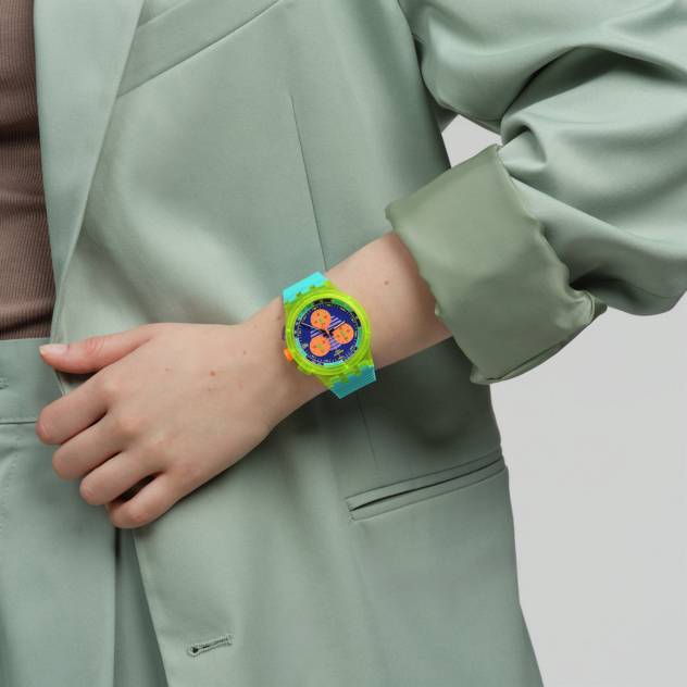 Swatch Uhr "Neon Wave"