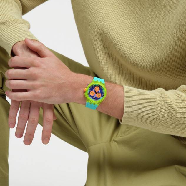 Swatch Uhr "Neon Wave"