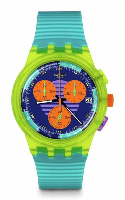 Swatch Uhr "Neon Wave"