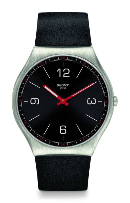 Swatch Uhr "Skinblack"