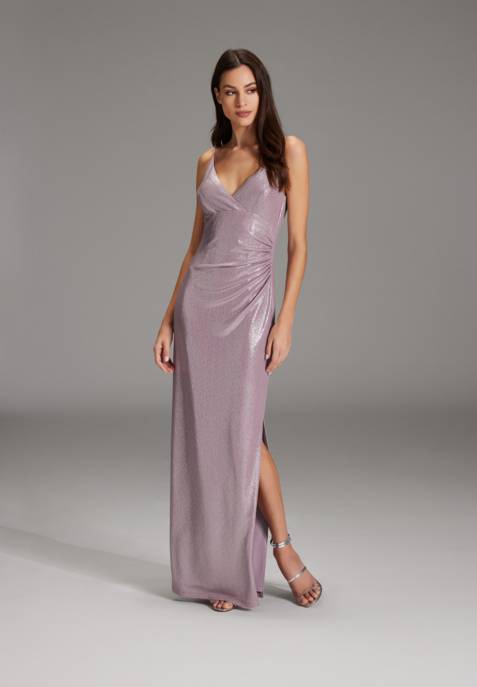 SWING Abendkleid Aus Foliertem Jersey Mit