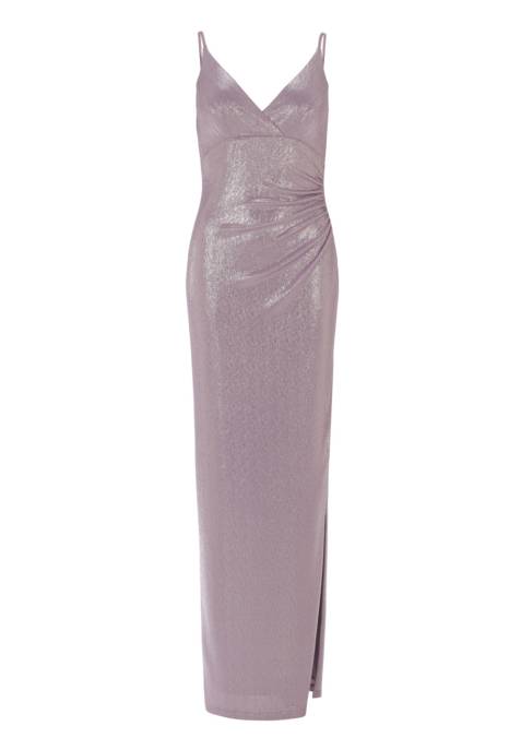 SWING Abendkleid aus foliertem Jersey mit
