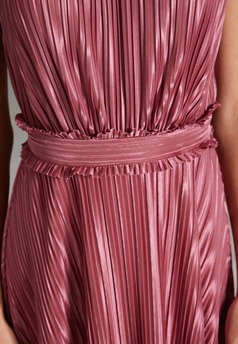 SWING Abendkleid Aus Jersey Plissee Mit R