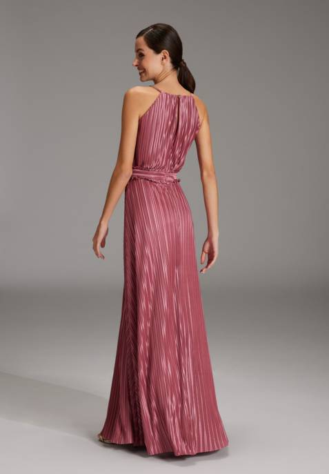 SWING Abendkleid Aus Jersey Plissee Mit R