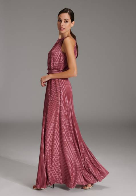 SWING Abendkleid Aus Jersey Plissee Mit R