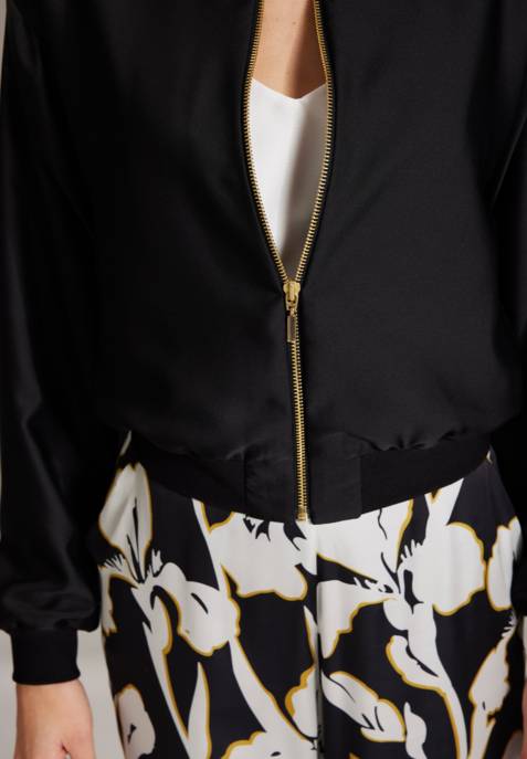 SWING Blouson Aus Nachhaltigem Satin