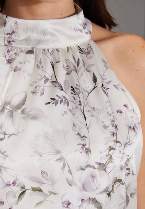 SWING Cocktail Kleid Aus Floral Bedruckte