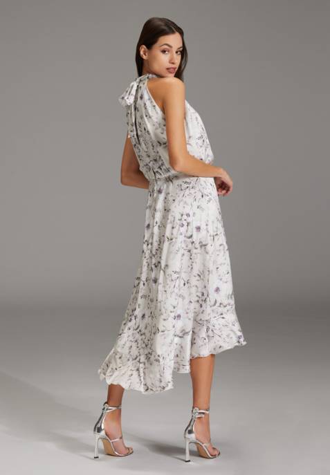 SWING Cocktail Kleid Aus Floral Bedruckte