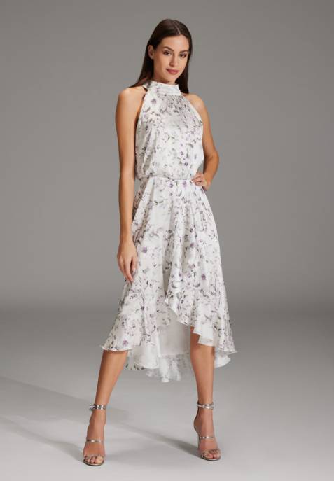 SWING Cocktail Kleid Aus Floral Bedruckte