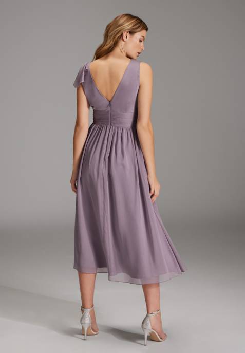 SWING Cocktailkleid Aus Crinkle Chiffon M