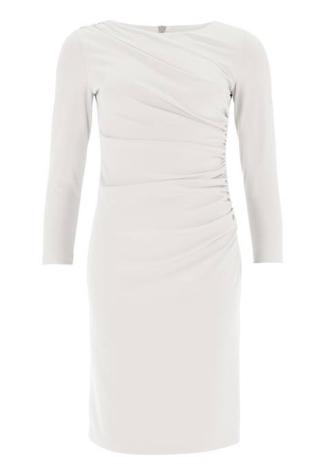 SWING Etui Kleid aus Crepe Jersey mit Dra
