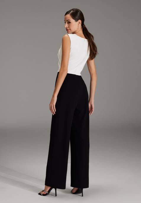 SWING Jumpsuit Aus Crepe Jersey Mit Color