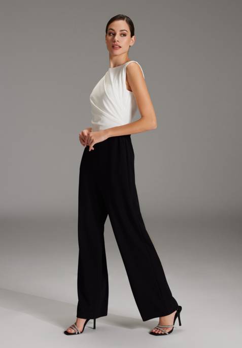 SWING Jumpsuit Aus Crepe Jersey Mit Color