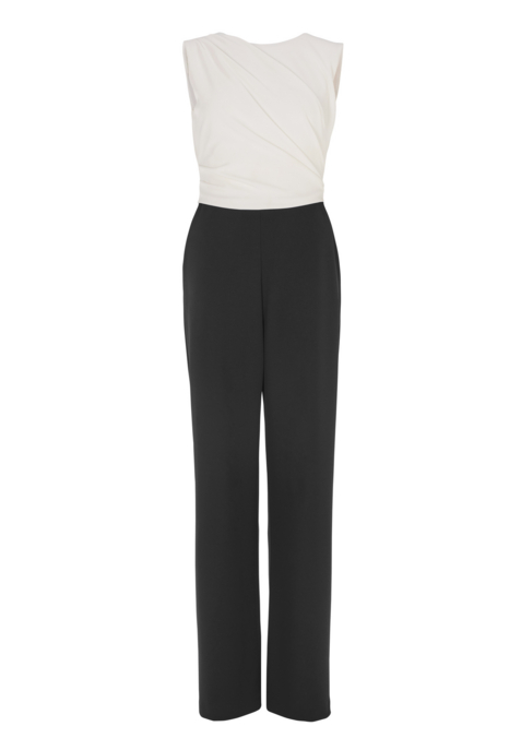 SWING Jumpsuit aus Crepe Jersey mit Color