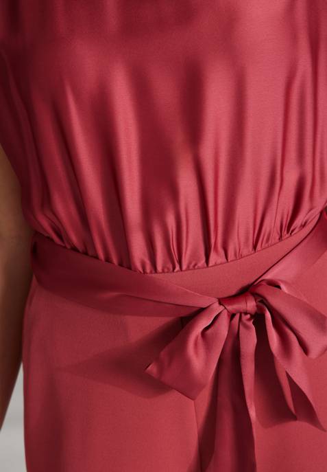 SWING Jumpsuit Mit Hose Aus Crepe