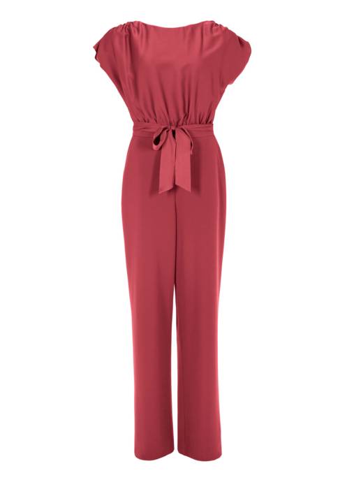 SWING Jumpsuit mit Hose aus Crepe