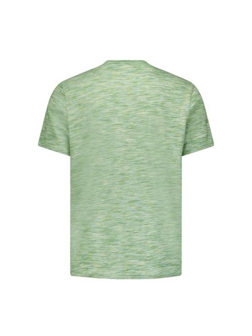 No Excess T-Shirt Crewneck Multi Coloured Melange Stripes
