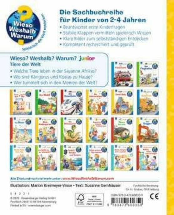 Tiptoi WWWjunior73 Tiere Der Welt