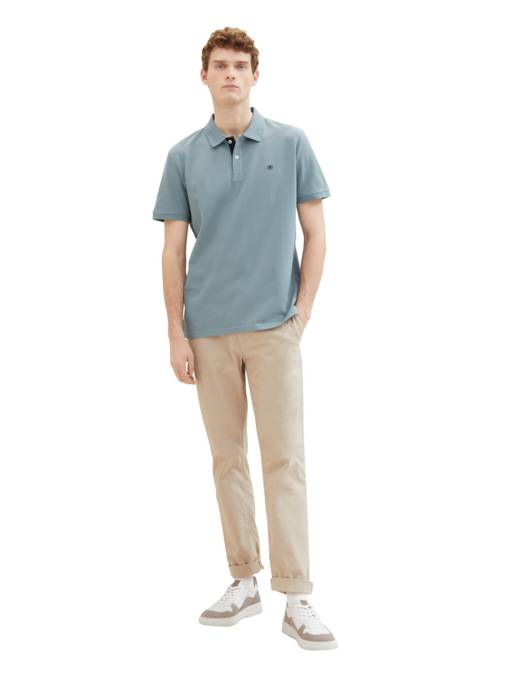 TOM TAILOR Basic Polo With Contrast