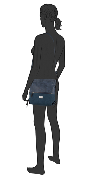 TOM TAILOR Elin Cross Bag, Cross Bag M Mixed Blue