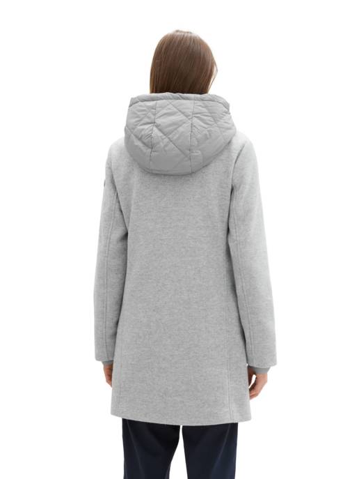 TOM TAILOR Fabric Mix Coat