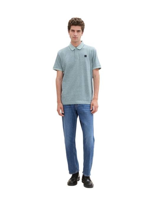 TOM TAILOR Gemustertes Poloshirt