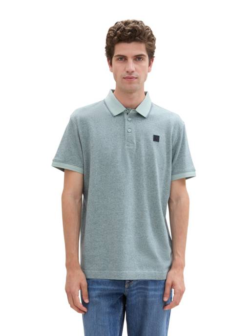 TOM TAILOR Gemustertes Poloshirt