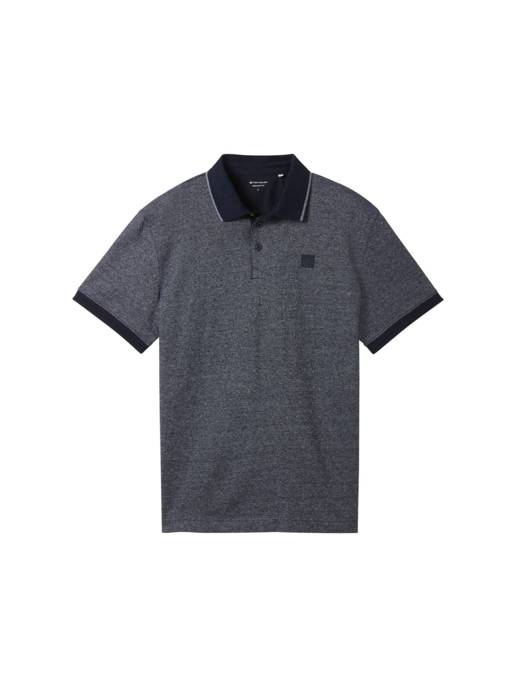 TOM TAILOR Gemustertes Poloshirt