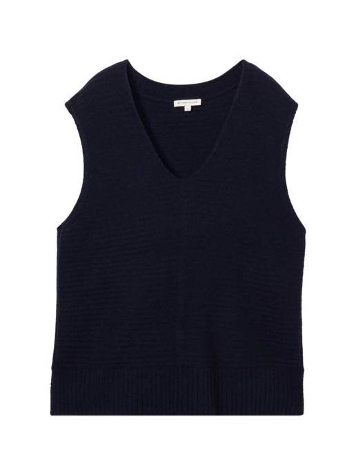 TOM TAILOR knit cosy vneck vest