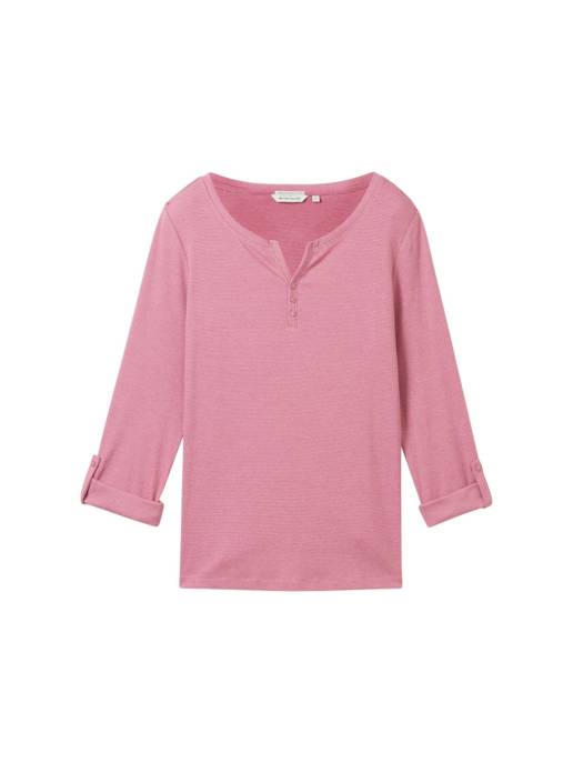 TOM TAILOR Langarmshirt mit Bio-Baumwolle