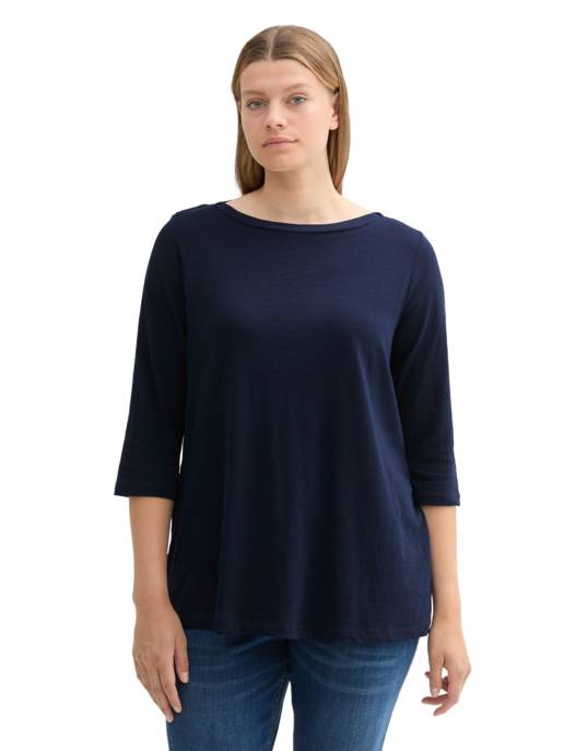 Tom Tailor PLUS Tshirt Basic Slub