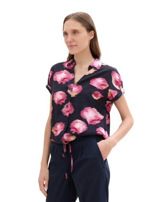 TOM TAILOR Printed Shortsleeve Blouse