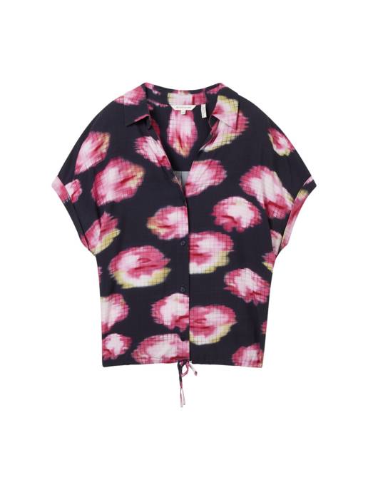TOM TAILOR printed shortsleeve blouse