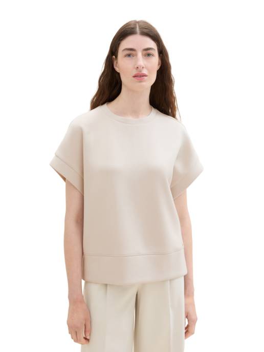 TOM TAILOR Sweatshirt Scuba Crew Neck