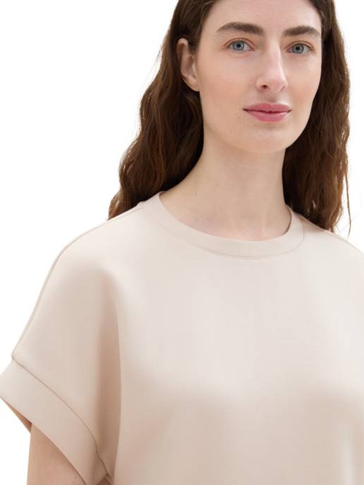 TOM TAILOR Sweatshirt Scuba Crew Neck