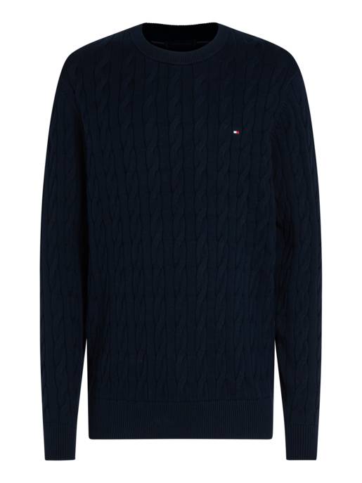 Tommy Hilfiger Baumwoll-Crewneck-Pullover
