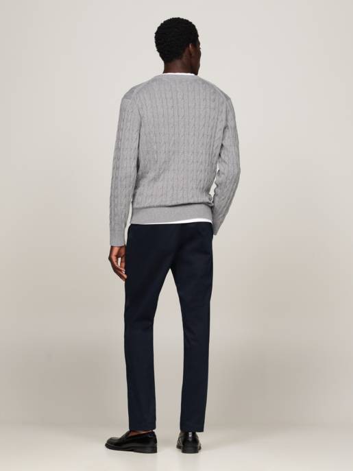 Tommy Hilfiger Baumwoll-Crewneck-Pullover