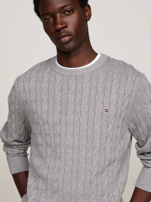 Tommy Hilfiger Baumwoll-Crewneck-Pullover