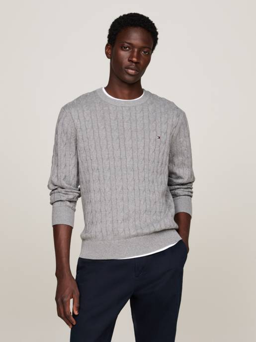 Tommy Hilfiger Baumwoll-Crewneck-Pullover