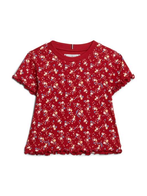 Tommy Hilfiger Blumen Pointelle T-Shirt
