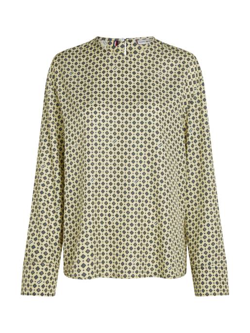 Tommy Hilfiger Blusenshirt mit Rundhalsausschnitt