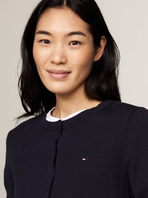 Tommy Hilfiger Cardigan Mit Rundhalsausschnitt