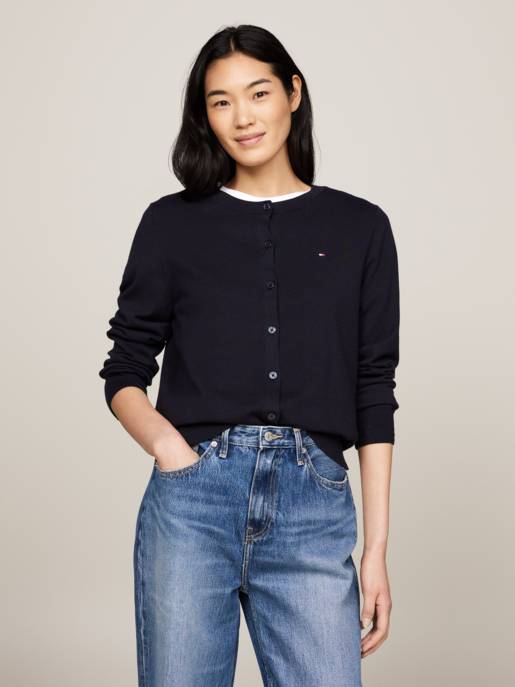 Tommy Hilfiger Cardigan mit Rundhalsausschnitt
