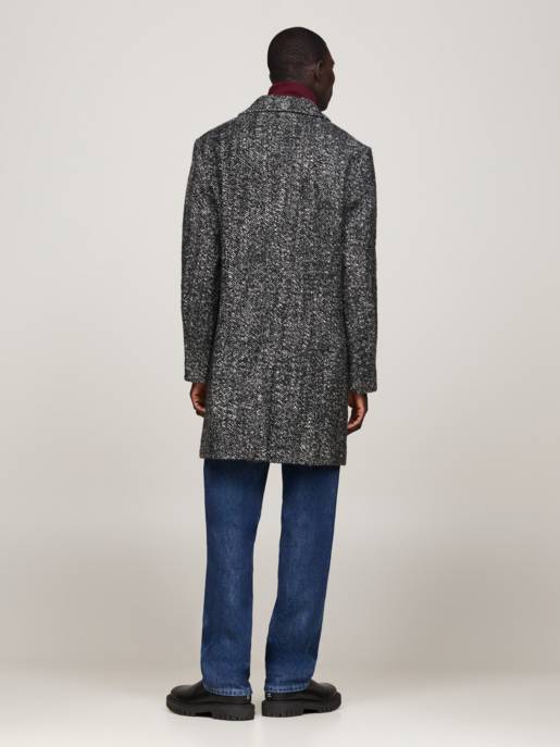 Tommy Hilfiger DC WOOL HERRINGBONE COAT