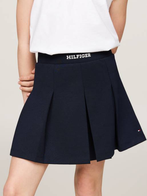 Tommy Hilfiger Faltenrock mit hohem Bund